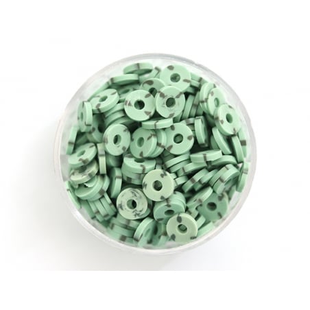 Acheter Boite de perles rondelles heishi 6 mm - Naturel vert - 2,59 € en ligne sur La Petite Epicerie - Loisirs créatifs