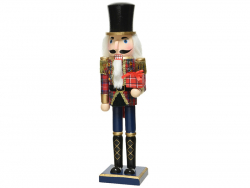 Acheter Casse-noisette en bois - rouge et bleu - 25 cm - 12,99 € en ligne sur La Petite Epicerie - Loisirs créatifs
