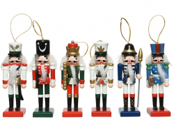 Acheter Assortiment de 6 décoration de Noël - Casse noisette en bois - 12,5 cm - 22,99 € en ligne sur La Petite Epicerie - Lo...