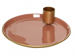 Acheter Bougeoir en fer rond - Cuivre - 7,99 € en ligne sur La Petite Epicerie - Loisirs créatifs