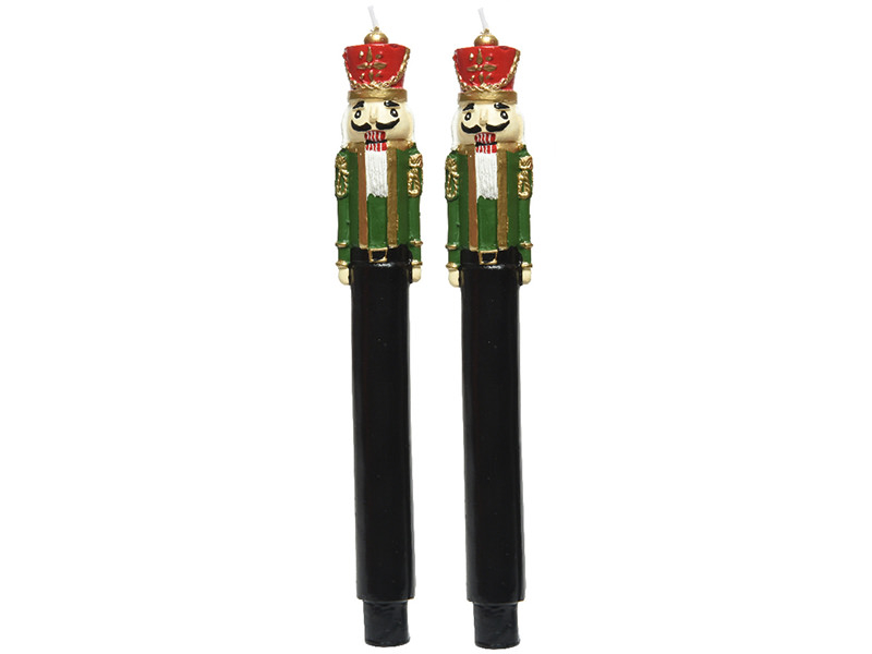 Acheter 2 bougies casse noisette - vert - 26 cm - 12,99 € en ligne sur La Petite Epicerie - Loisirs créatifs