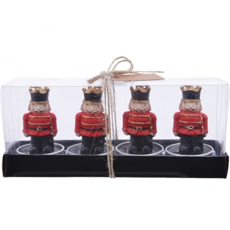 Acheter 4 bougies chauffe-plat - casse noisette rouge - 9,99 € en ligne sur La Petite Epicerie - Loisirs créatifs