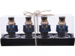 Acheter 4 bougies chauffe-plat Casse noisette - Bleu - 9,99 € en ligne sur La Petite Epicerie - Loisirs créatifs