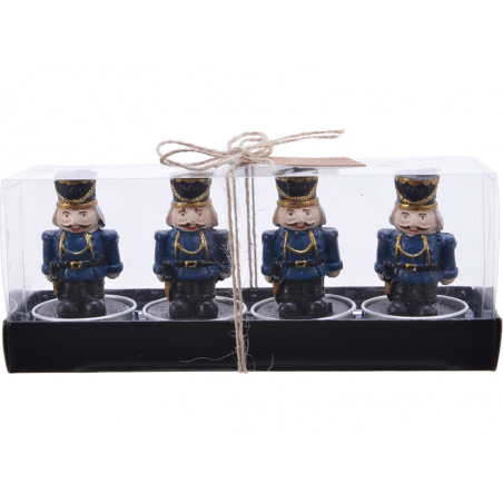 Acheter 4 bougies chauffe-plat - casse noisette bleu - 9,99 € en ligne sur La Petite Epicerie - Loisirs créatifs