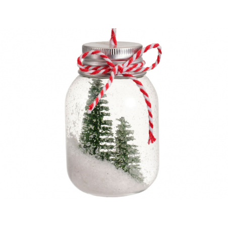 Acheter Suspension de Noël Sapin et neige dans un flacon en verre - Vert - 2,99 € en ligne sur La Petite Epicerie - Loisirs c...