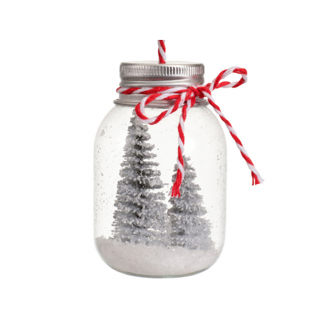 Acheter Suspension de Noël Sapin et neige dans un flacon en verre - Argent - 2,99 € en ligne sur La Petite Epicerie - Loisirs...