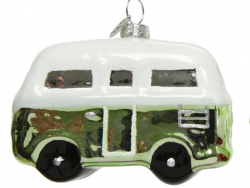 Acheter Décoration de Noël en verre - minibus van vert - 4,89 € en ligne sur La Petite Epicerie - Loisirs créatifs