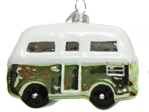 Acheter Décoration de Noël en verre - minibus van vert - 4,89 € en ligne sur La Petite Epicerie - Loisirs créatifs