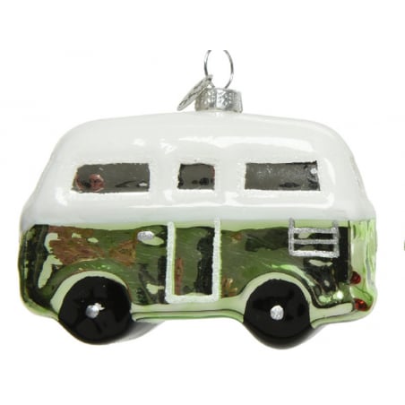 Acheter Décoration de Noël en verre - minibus van vert - 4,89 € en ligne sur La Petite Epicerie - Loisirs créatifs