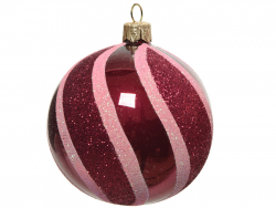 Acheter Boule de Noël en verre - rouge berlingot - 8 cm - 4,89 € en ligne sur La Petite Epicerie - Loisirs créatifs