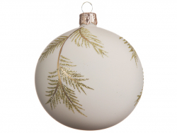 Acheter Boule de Noël - décor sapin à paillettes - 8 cm - 4,49 € en ligne sur La Petite Epicerie - Loisirs créatifs