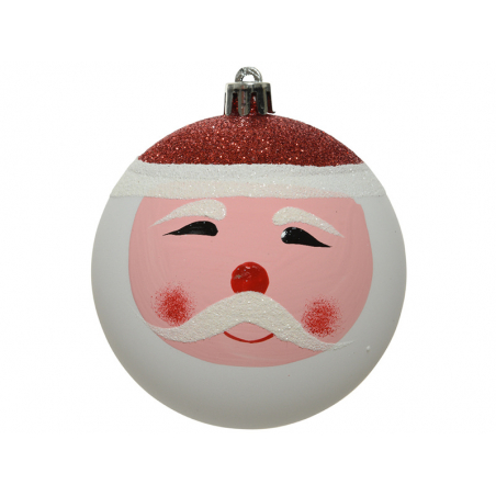 Acheter Boule de Noël incassable - visage du père Noël - 8 cm - 2,99 € en ligne sur La Petite Epicerie - Loisirs créatifs