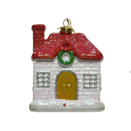 Acheter Décoration de Noël incassable - maison blanche - 3,99 € en ligne sur La Petite Epicerie - Loisirs créatifs