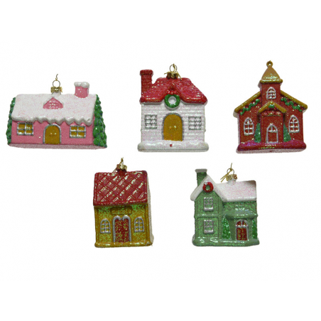 Acheter Décoration de Noël incassable - maison verte - 3,99 € en ligne sur La Petite Epicerie - Loisirs créatifs