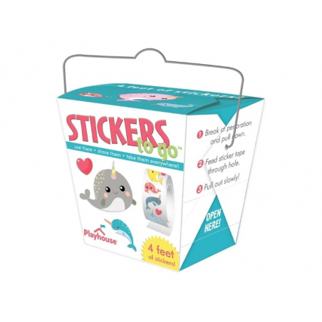 Acheter Stickers to go animaux marins - Paper House - 3,19 € en ligne sur La Petite Epicerie - Loisirs créatifs