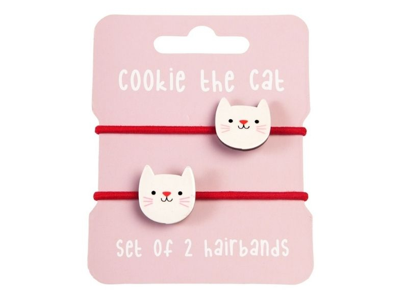 Acheter Lot de 2 élastiques têtes de chats "Cookie the cat" - 2,79 € en ligne sur La Petite Epicerie - Loisirs créatifs