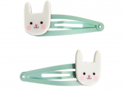 Acheter Lot de 2 barrettes têtes de lapins "Bonnie the bunny" - 2,79 € en ligne sur La Petite Epicerie - Loisirs créatifs