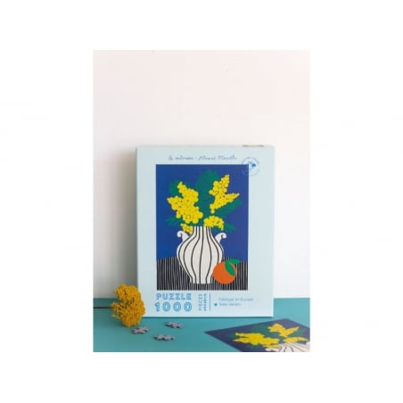 Acheter Puzzle 1000 pièces 68x48 cm illustration Le mimosa par Piment Martin - 24,99 € en ligne sur La Petite Epicerie - Lois...
