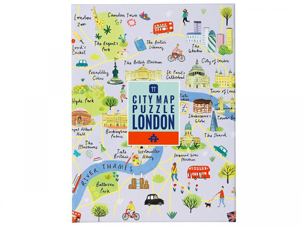Acheter Puzzle plan de Londres illustré - 250 pièces - 14,99 € en ligne sur La Petite Epicerie - Loisirs créatifs