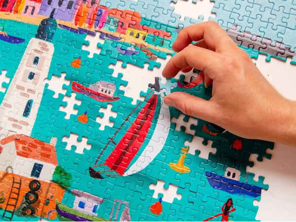 Acheter Puzzle Port de plaisance - pick me up - 1000 Pieces - 26,99 € en ligne sur La Petite Epicerie - Loisirs créatifs