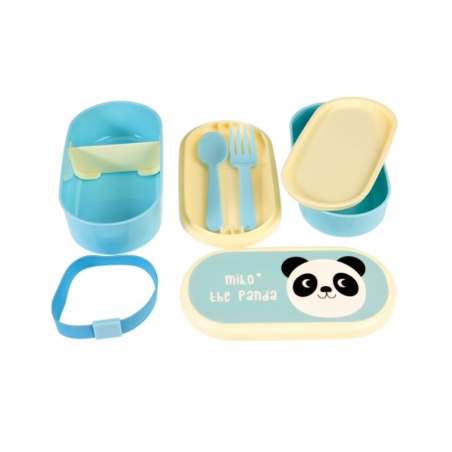 Acheter Boîte bento et ses couverts Miko the panda - 8,49 € en ligne sur La Petite Epicerie - Loisirs créatifs