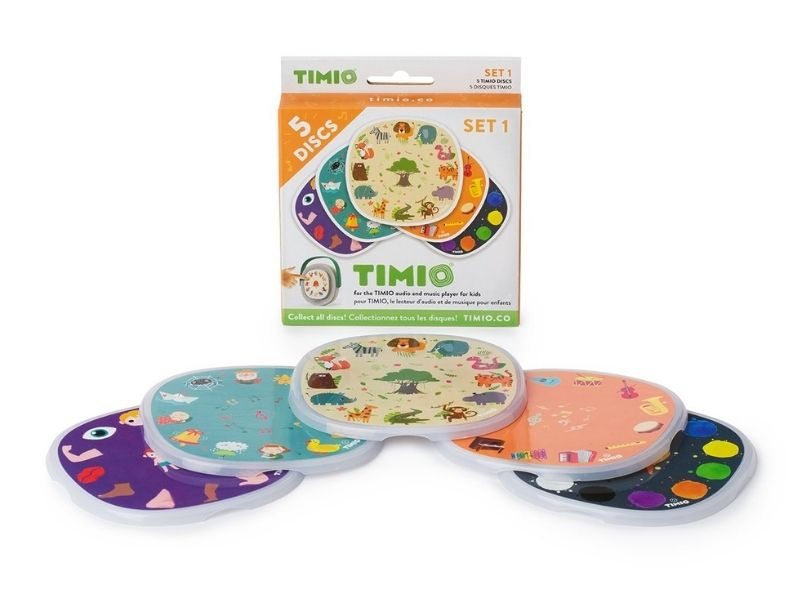 Acheter Set 1 de 5 disques pour lecteur audio Timio enfants - 14,95 € en ligne sur La Petite Epicerie - Loisirs créatifs