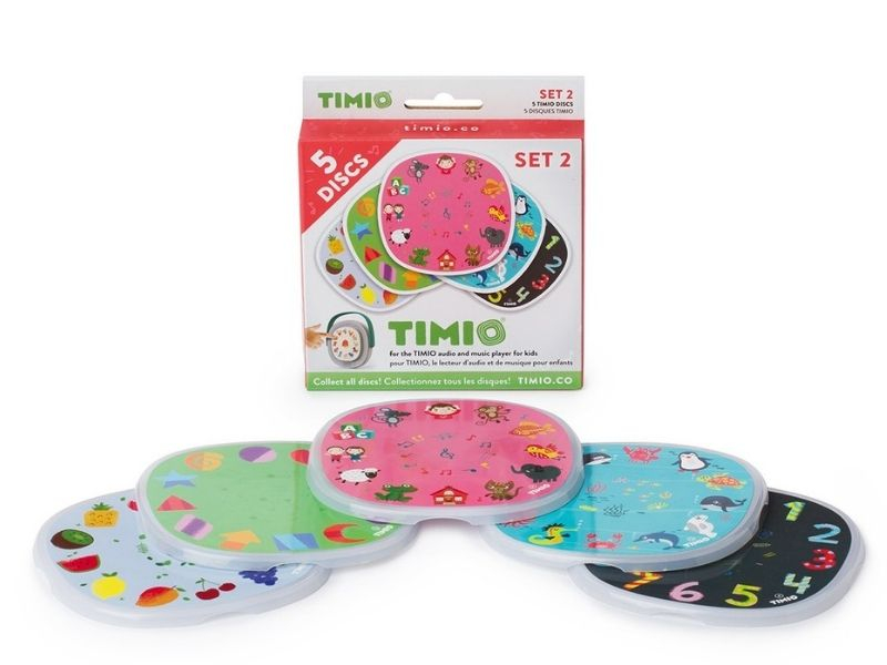 Acheter Set 2 de 5 disques pour lecteur audio Timio enfants - 14,95 € en ligne sur La Petite Epicerie - Loisirs créatifs