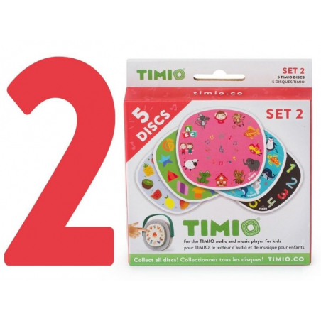 Acheter Set 2 de 5 disques pour lecteur audio Timio enfants - 14,95 € en ligne sur La Petite Epicerie - Loisirs créatifs