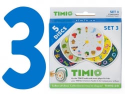 Acheter Set 3 de 5 disques pour lecteur audio Timio enfants - 14,95 € en ligne sur La Petite Epicerie - Loisirs créatifs