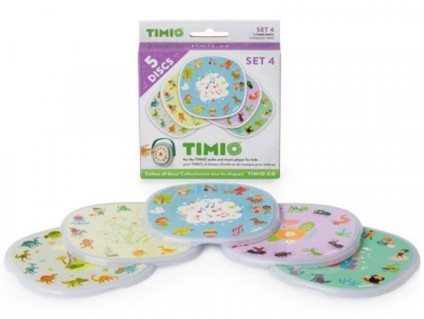 Acheter Set 4 de 5 disques pour lecteur audio Timio enfants - 14,95 € en ligne sur La Petite Epicerie - Loisirs créatifs