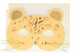Acheter Carte d'anniversaire masque de léopard - 6,49 € en ligne sur La Petite Epicerie - Loisirs créatifs