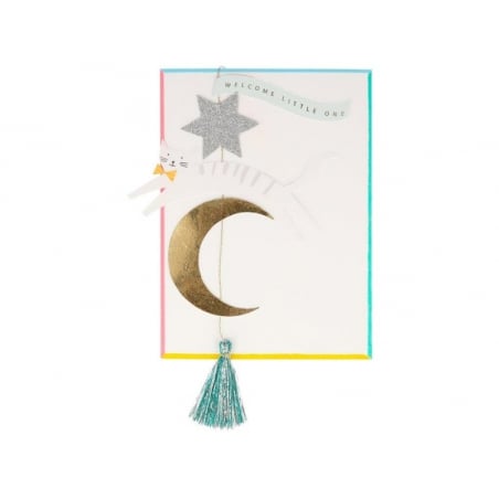 Acheter Carte mobile pour une naissance - nuit enchantée - 6,99 € en ligne sur La Petite Epicerie - Loisirs créatifs