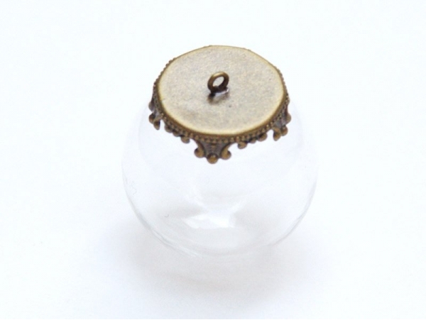 Acheter 1 pendentif pour bulle ouverture 14 mm - couleur bronze - 1,29 € en ligne sur La Petite Epicerie - Loisirs créatifs
