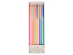 Acheter 16 grandes bougies d'anniversaire dégradé multicolore - 9,99 € en ligne sur La Petite Epicerie - Loisirs créatifs