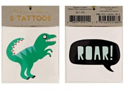 Acheter Planches de tatouages temporaires - dinosaure T-Rex - 2,99 € en ligne sur La Petite Epicerie - Loisirs créatifs
