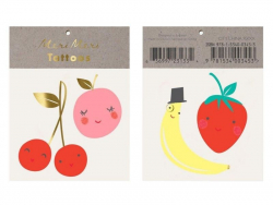 Acheter Planches de tatouages temporaires - fruits - 2,99 € en ligne sur La Petite Epicerie - Loisirs créatifs