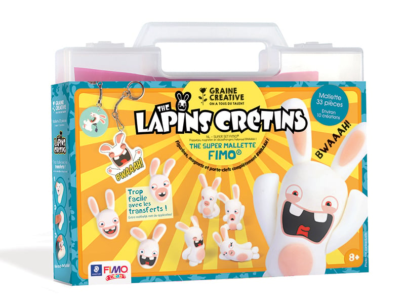 Acheter Mallette fimo kids the lapins cretins - 34,99 € en ligne sur La Petite Epicerie - Loisirs créatifs
