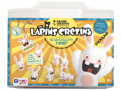Acheter Mallette fimo kids the lapins cretins - 34,99 € en ligne sur La Petite Epicerie - Loisirs créatifs