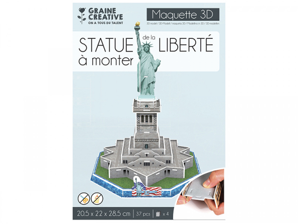 Acheter Puzzle maquette statue de la liberte - 7,99 € en ligne sur La Petite Epicerie - Loisirs créatifs