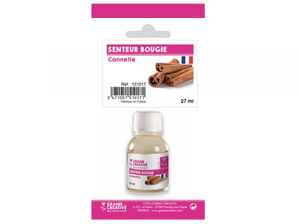 Acheter Senteur / fragrance pour bougie cannelle - 27 ml - 6,69 € en ligne sur La Petite Epicerie - Loisirs créatifs