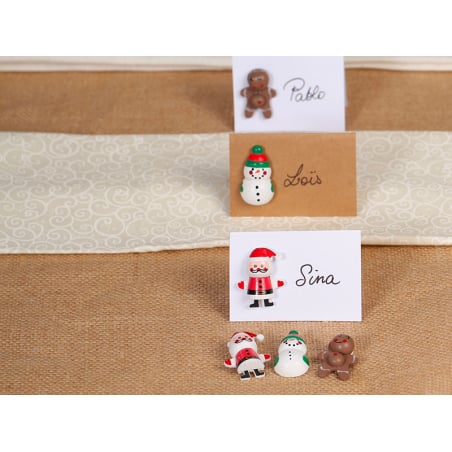 Acheter 5 mini décorations père Noël - 3 cm - 1,79 € en ligne sur La Petite Epicerie - Loisirs créatifs