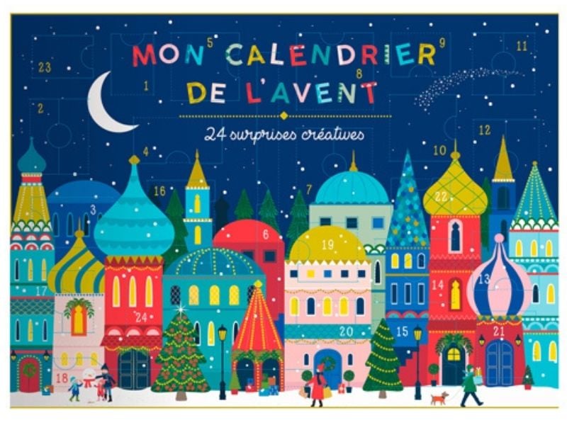 Acheter Mon calendrier de l'avent 2021 illustration Moscou - Auzou - 29,95 € en ligne sur La Petite Epicerie - Loisirs créatifs