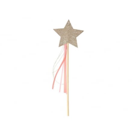 Acheter 8 baguettes magiques avec étoile à paillettes dorées - 15,99 € en ligne sur La Petite Epicerie - Loisirs créatifs