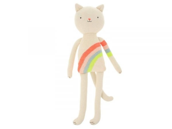 Acheter Petite peluche chat avec un arc-en-ciel - 31,99 € en ligne sur La Petite Epicerie - Loisirs créatifs