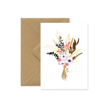 Acheter Carte aquarelle - bouquet moderne - ATWS - 3,49 € en ligne sur La Petite Epicerie - Loisirs créatifs