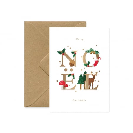 Acheter Carte aquarelle Noël - ATWS - 3,49 € en ligne sur La Petite Epicerie - Loisirs créatifs