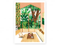 Acheter Affiche aquarelle - intérieur d'une maison - 18 x 24 cm - ATWS - 11,99 € en ligne sur La Petite Epicerie - Loisirs cr...