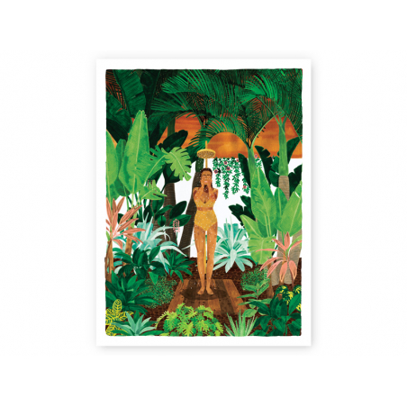 Acheter Affiche aquarelle - Douche d'été - 18 x 24 cm - ATWS - 11,99 € en ligne sur La Petite Epicerie - Loisirs créatifs