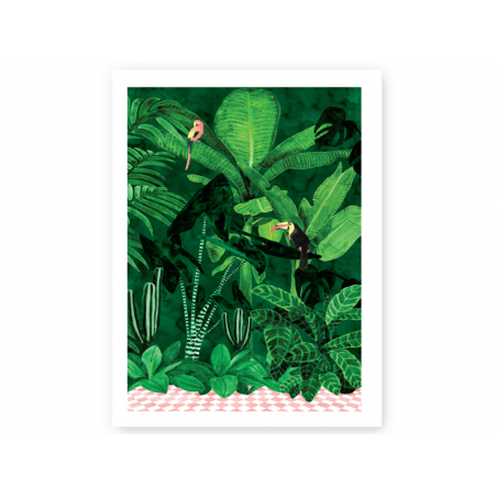 Acheter Affiche aquarelle - terrasse - 29,7 x 39,7 cm -ATWS - 23,99 € en ligne sur La Petite Epicerie - Loisirs créatifs