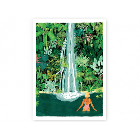 Acheter Affiche aquarelle - cascade - 70 x 50 cm -ATWS - 44,99 € en ligne sur La Petite Epicerie - Loisirs créatifs